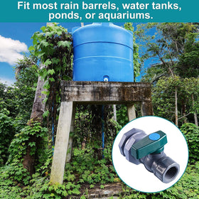 BILAL Water tank irrigation accessories organized for quick harvesting