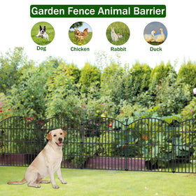 Bilibompa 10-foot fence assembly layout for larger yard coverage