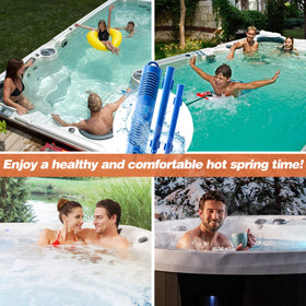 Bilinavy blue mineral stick in a spa filter compatible up to 500 gallons.