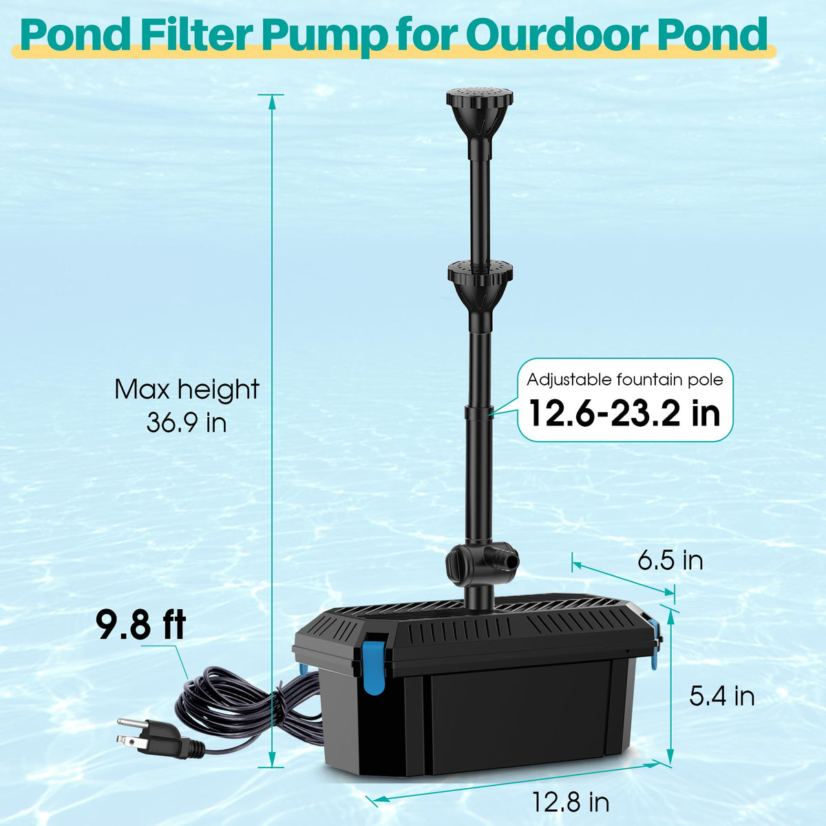 Biling outlet components ensure smooth water flow and easy maintenance.