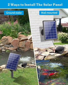 Biling Solar Aerator enables hydroponics aeration setup