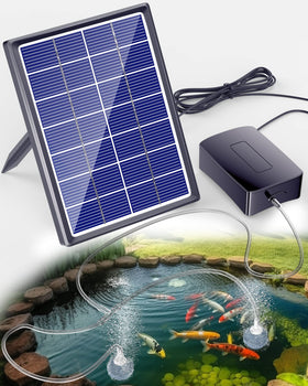 Biling Solar Aerator front view for outdoor pond oxygenation