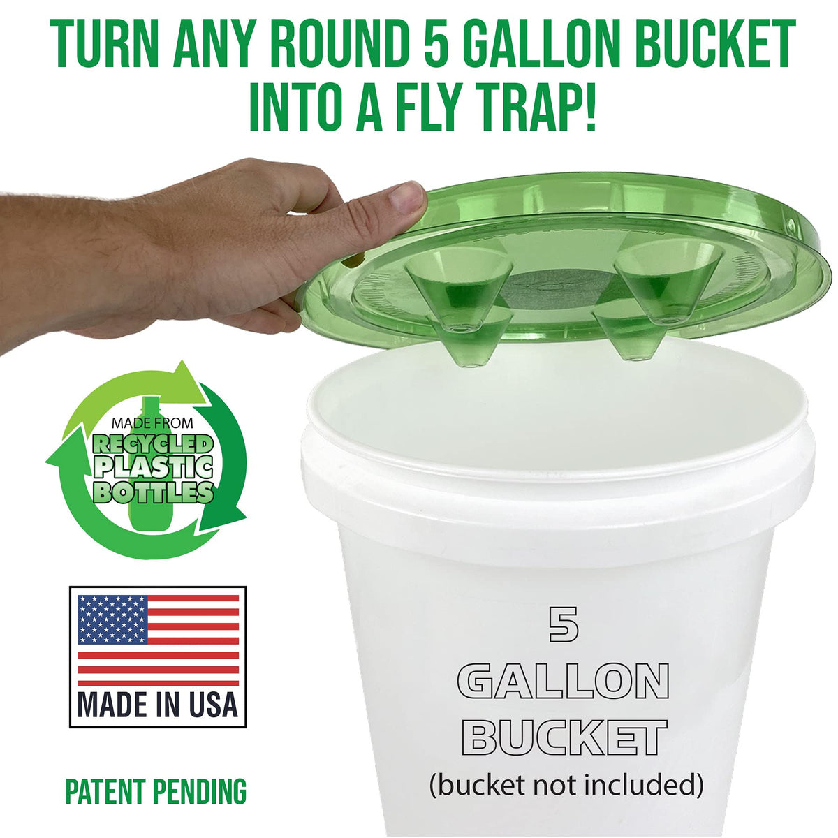 Billy-Bob Fly-Lid easy cleanup in action