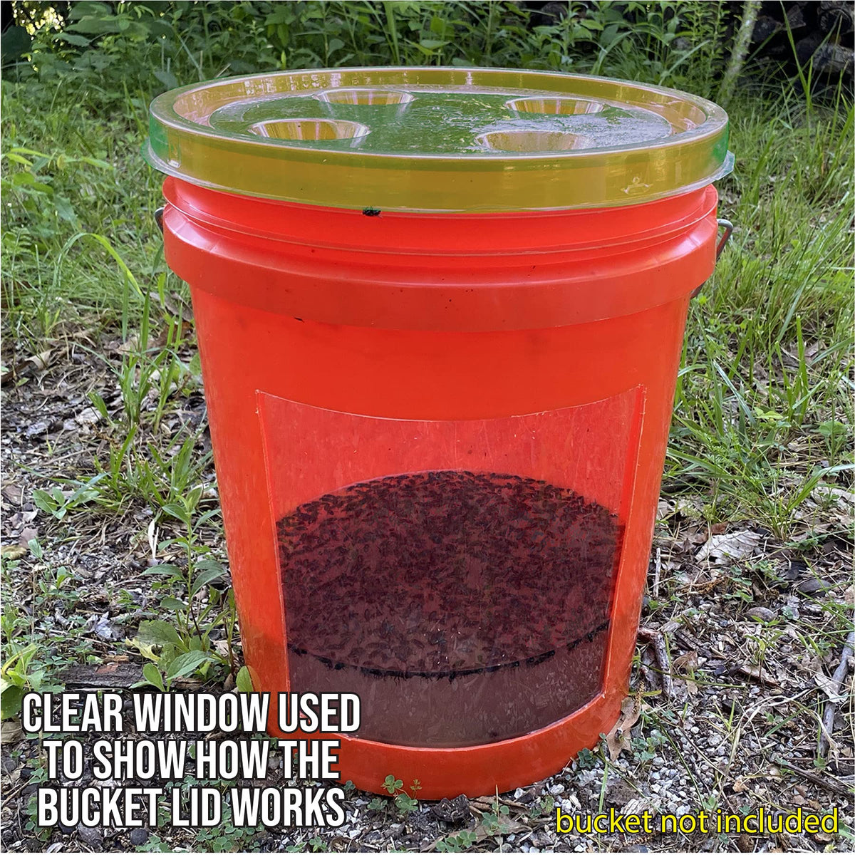 Billy-Bob Fly-Lid fits any round 5-gallon bucket