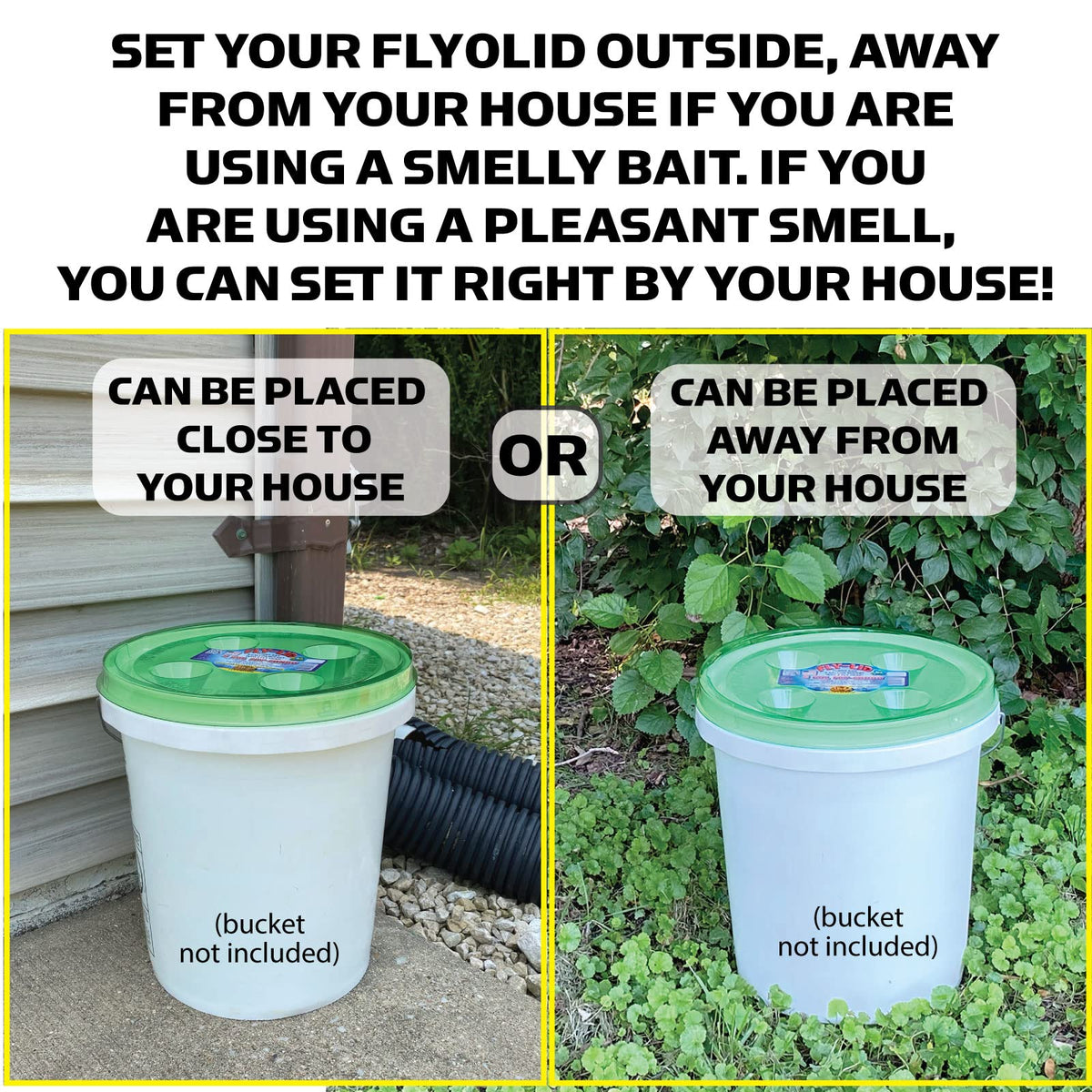 Two-pack Billy-Bob Fly-Lid offers value for multiple locations.
