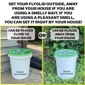 Two-pack Billy-Bob Fly-Lid offers value for multiple locations.