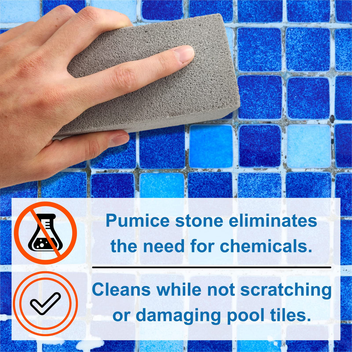 Porcelain toilet bowl treated with Pool Whiz for rust stain reduction