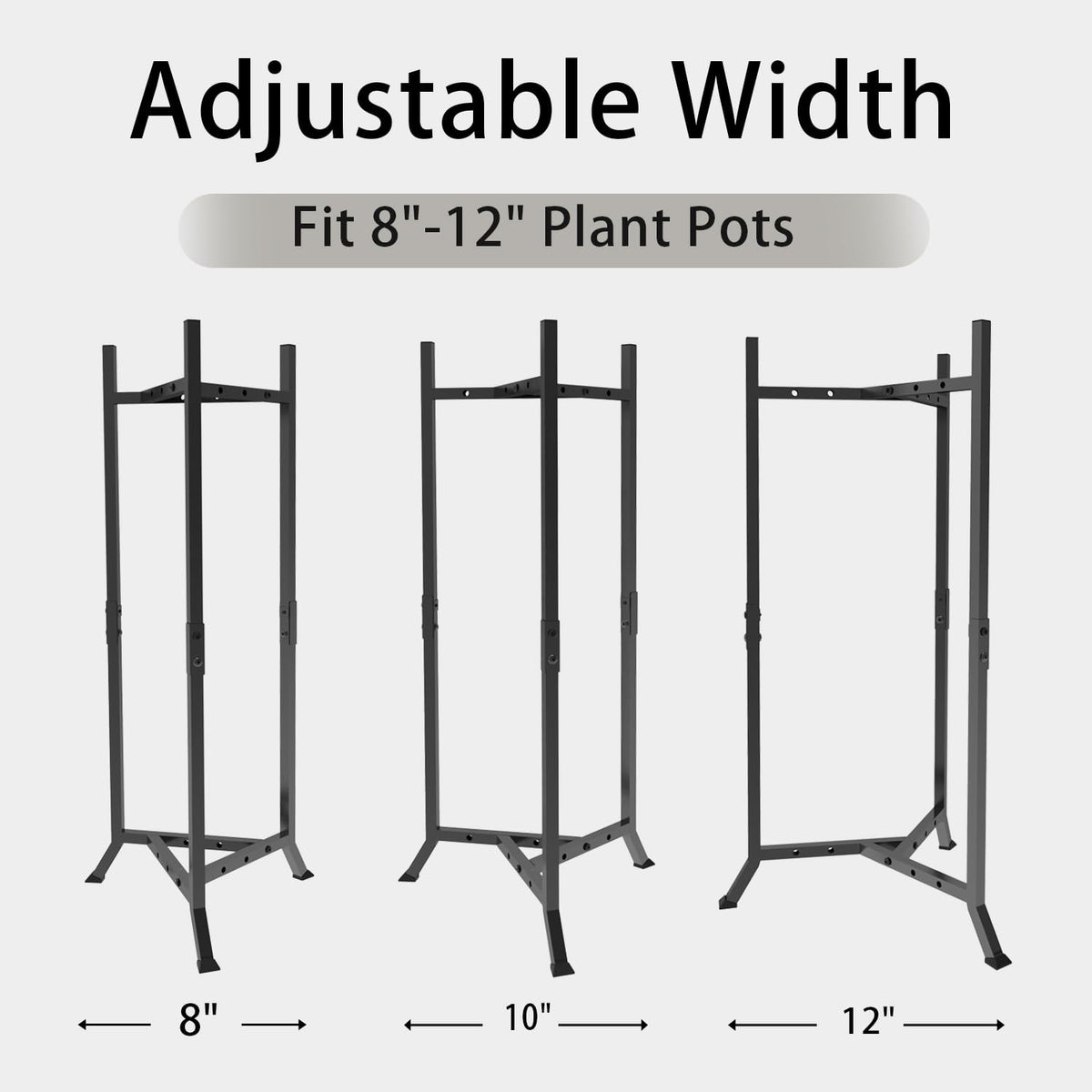 Bilyvige easy-assembly kit for quick setup of the plant stand.