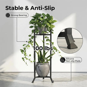 Bilyvige sturdy metal frame shown as a durable plant display.