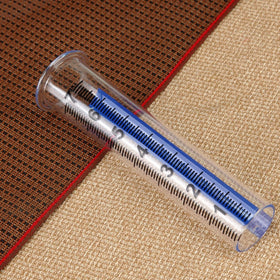 Crystal-clear plastic makes readings easy to interpret at a glance.