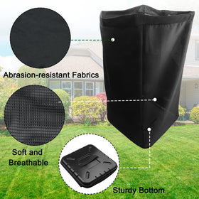 Binazon AM122416 bag set shows broad Deere compatibility for lawn care.