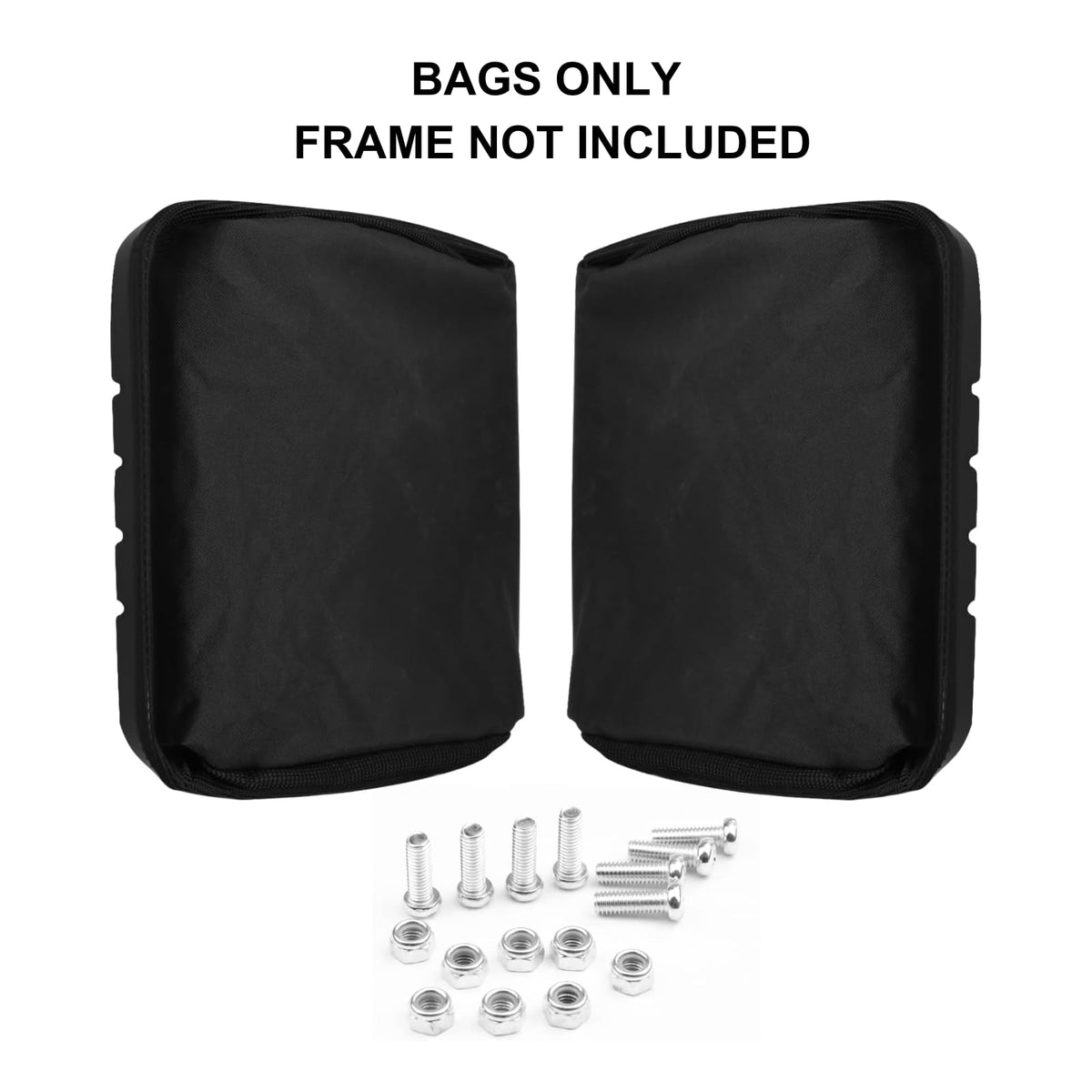 Binazon AM122416 bags with included hardware for quick mounting.