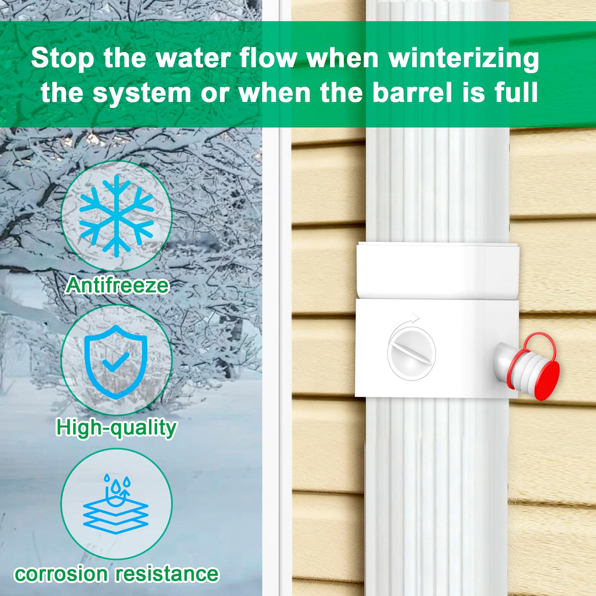 Binazon durable UV-protected plastic material shown outdoors