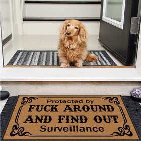 BinHang doormat non-slip rubber backing enhances floor safety and stability.