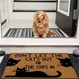BinHang welcome mat dust trap closeup highlights durable fibers that capture debris from shoes