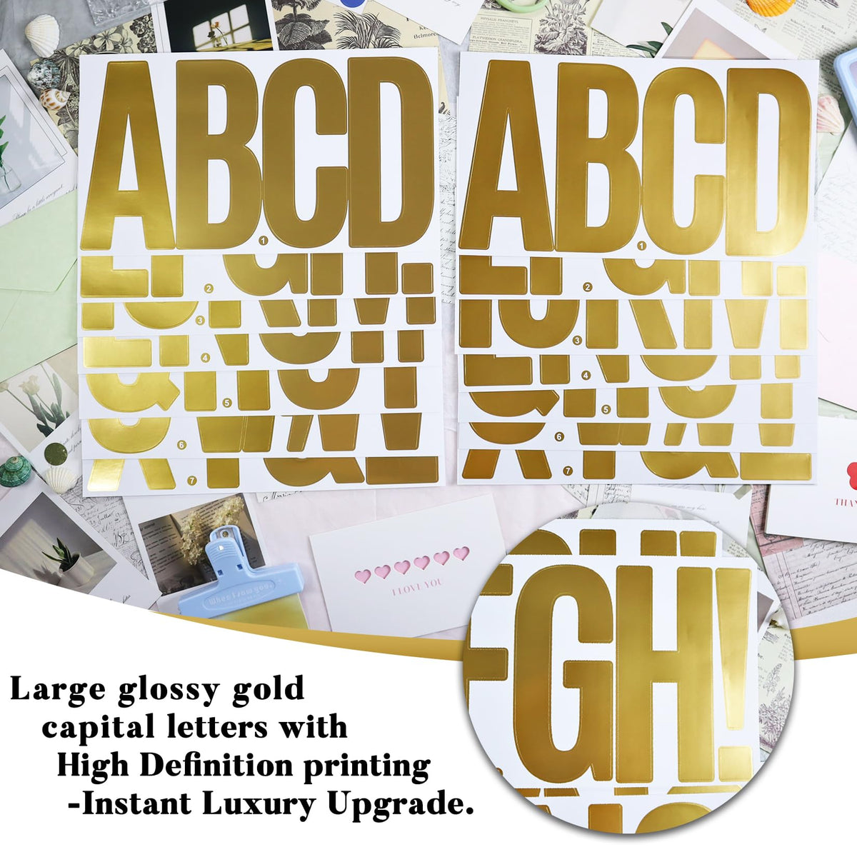 BINLINHONGO mailbox décor stickers elevate curb appeal with bold easy-to-read lettering.