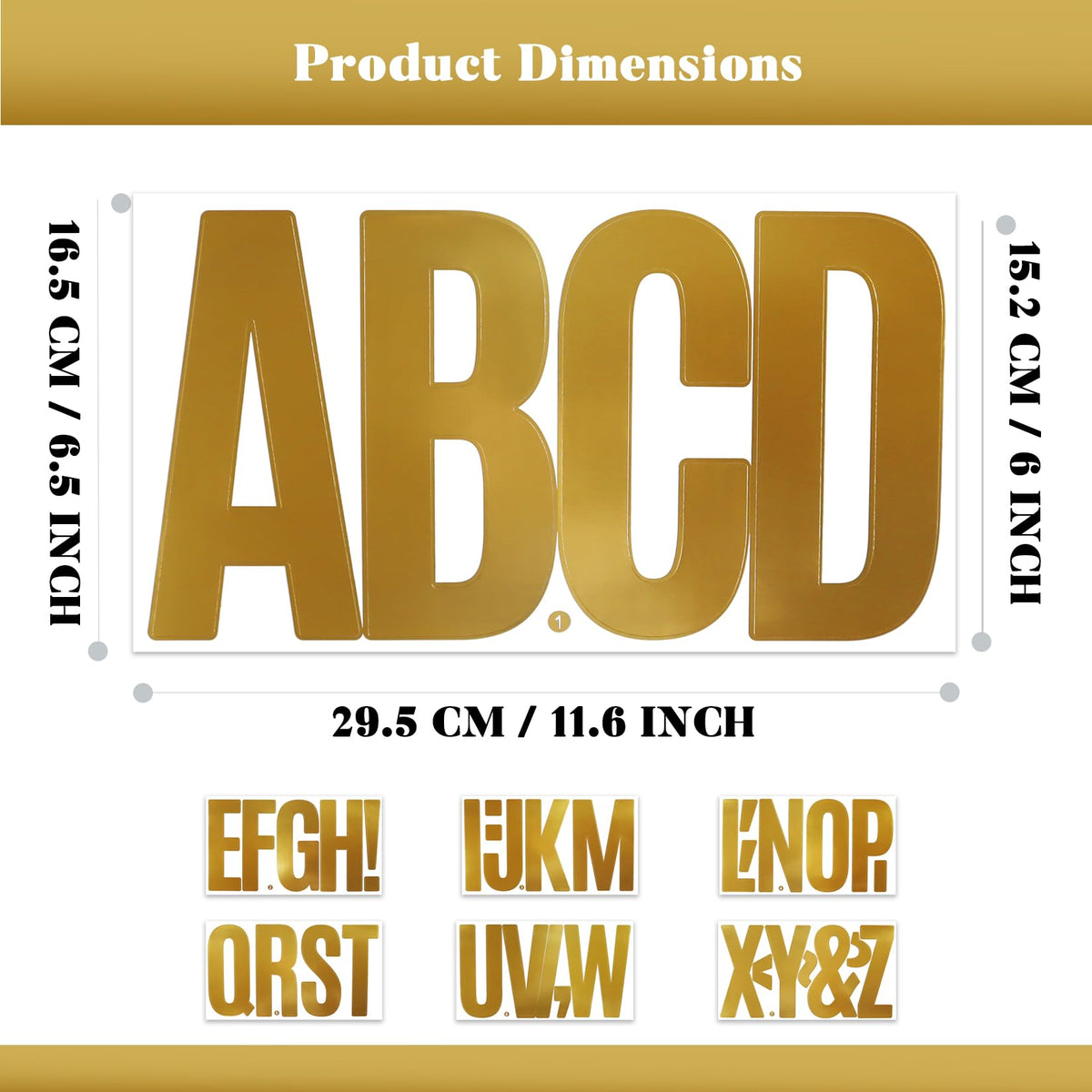 BINLINHONGO waterproof vinyl letter stickers for outdoor durability and surface versatility.