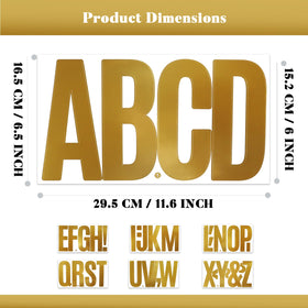 BINLINHONGO waterproof vinyl letter stickers for outdoor durability and surface versatility.