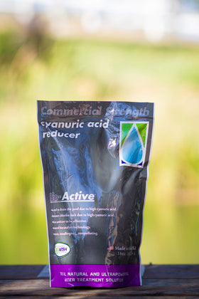 Bio-Active BA-CAR-16 label close-up showing natural, non-polluting formula.