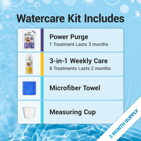 Bio Ouster microfiber towel for quick wipe-down of spa surfaces.