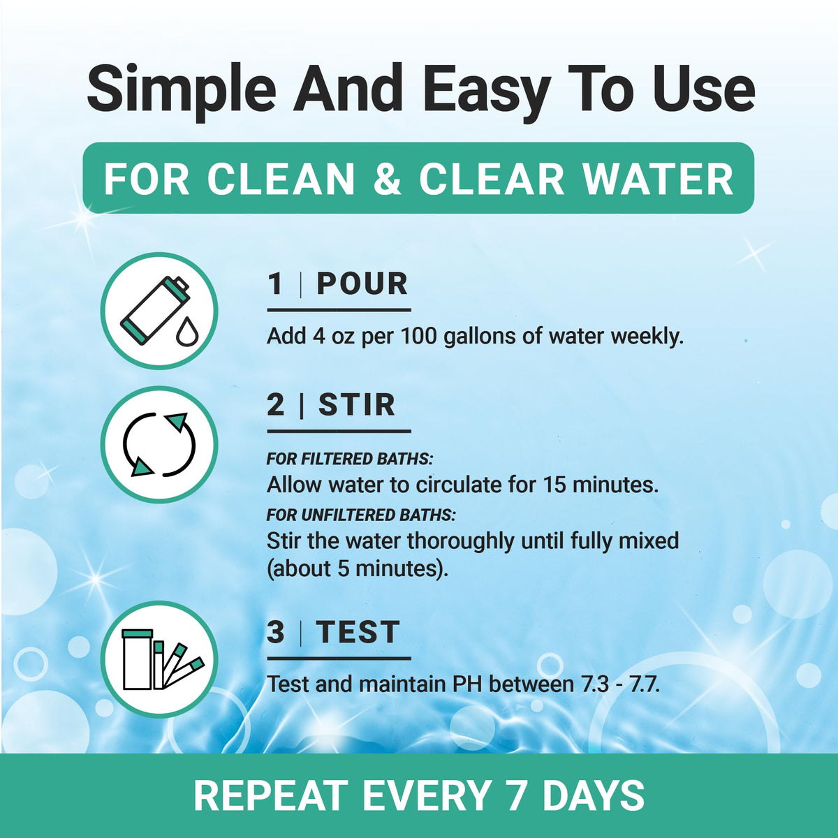 Bio Ouster pairs with 3-in-1 weekly treatment for enhanced clarity.