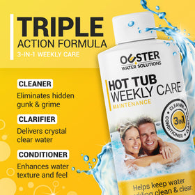 Bio Ouster USA-made logo signaling quality spa chemistry.