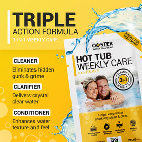 Bio Ouster weekly care clarifier for sparkling spa water