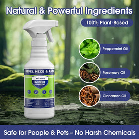 BIO YOLO rodent repellent for outdoor use safeguards garages and gardens