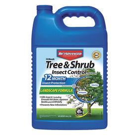 BioAdvanced 12-month tree and shrub insect control bottle for long-lasting protection.