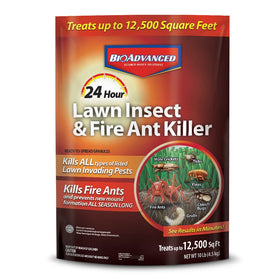 BioAdvanced 24 Hour Lawn Insect Killer granules deliver fast pest control around lawns