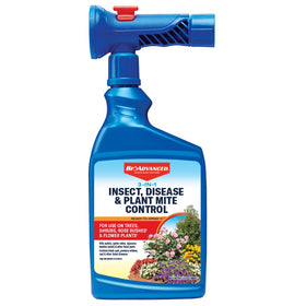 BioAdvanced 3-in-1 Ready-to-Spray bottle enables outdoor pest and disease control.
