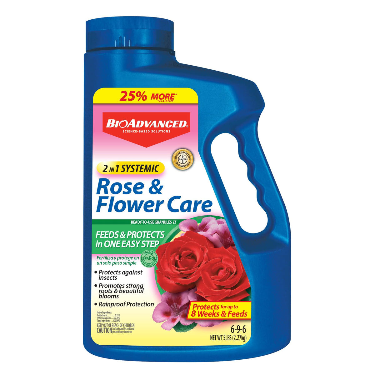 BioAdvanced 701100A rose care granules in bottle boost strong roots and vibrant blooms