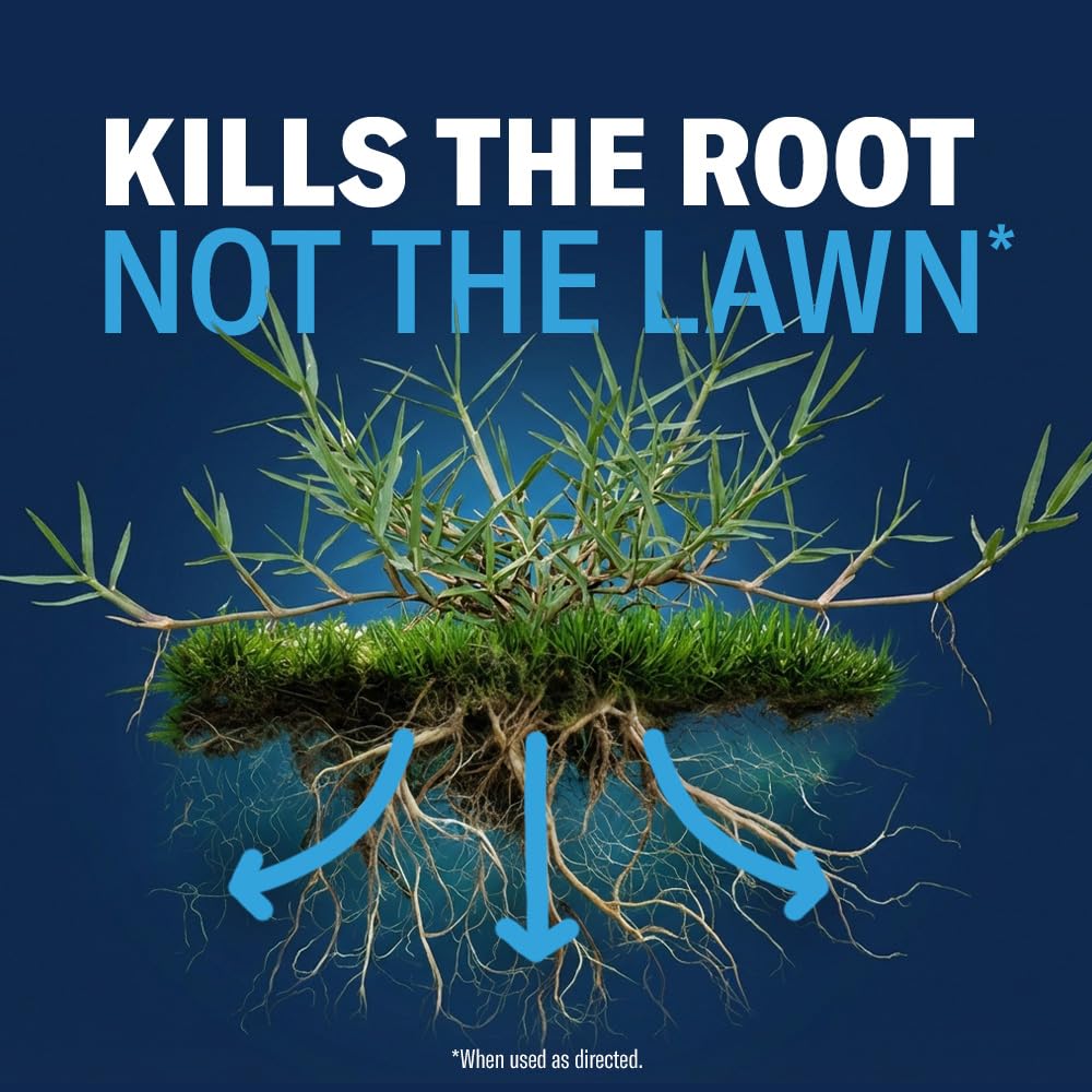 Quick-action weed kill shows visible results on lawns