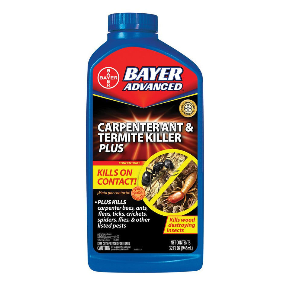 BioAdvanced Blue Bottle spray creates a 3-month outdoor pest perimeter.