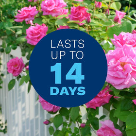 BioAdvanced bottle label shows ready-to-use 24oz container for garden protection.