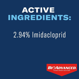 BioAdvanced bottle label shows EPA registration and usage directions.