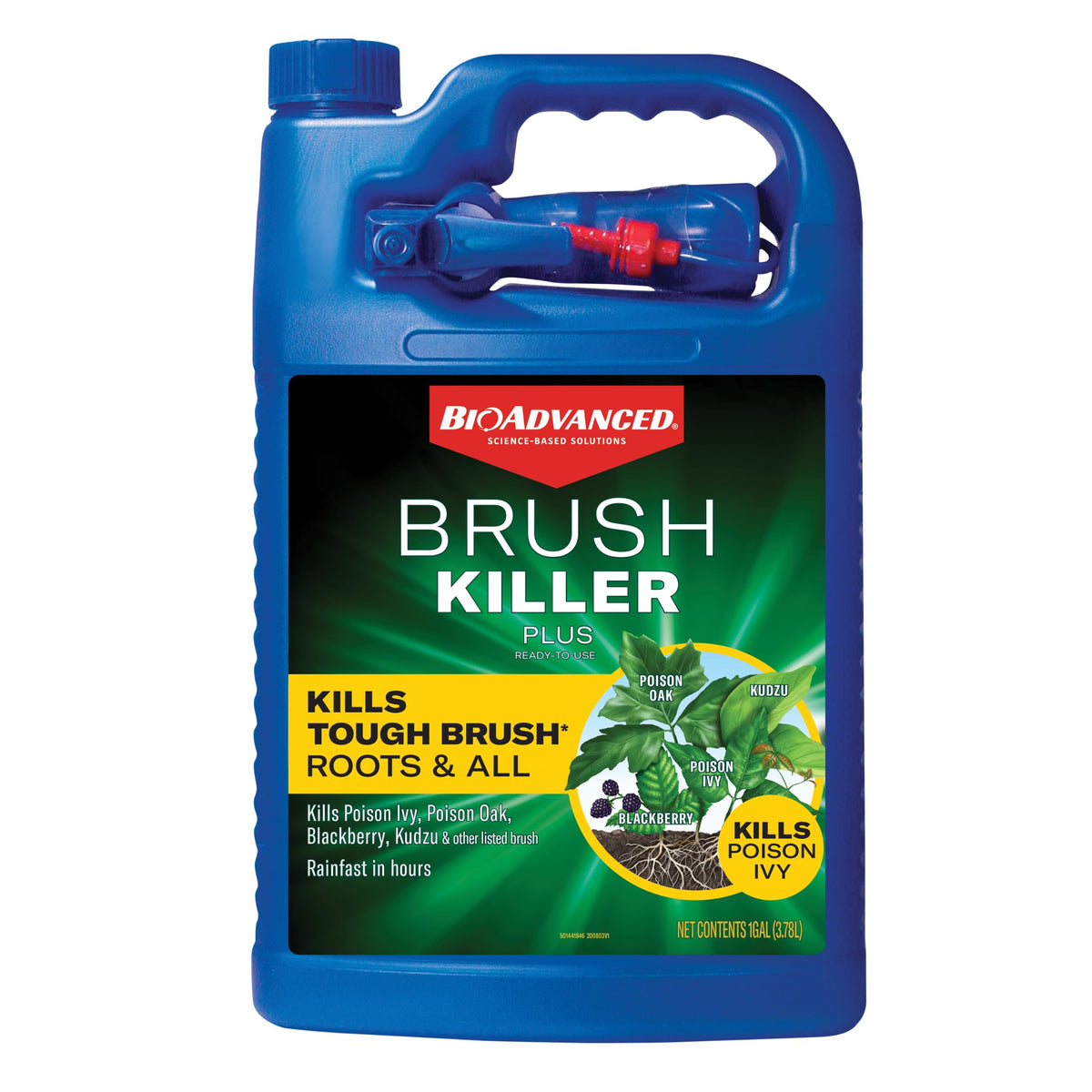 BioAdvanced Brush Killer Plus bottle for outdoor brush control