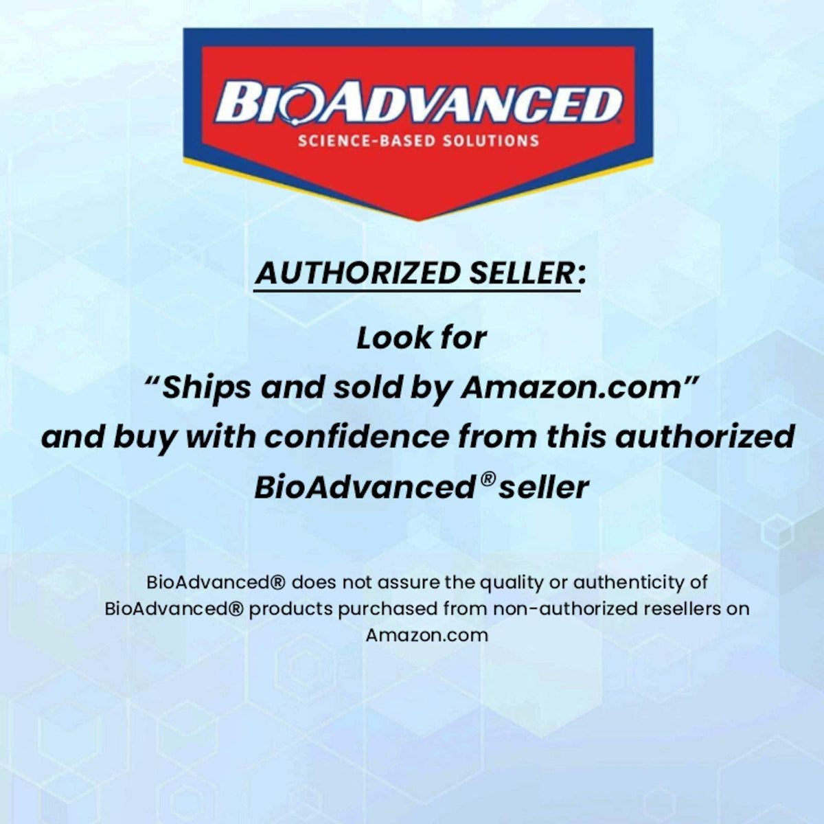 BioAdvanced bottle shows 6,667 sq ft coverage for broad outdoor protection.