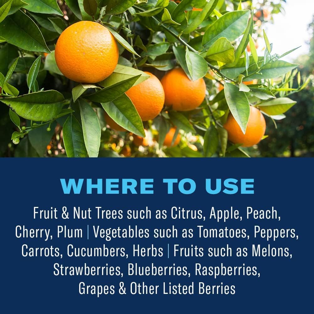 Covers Asian citrus psyllid and common garden pests.