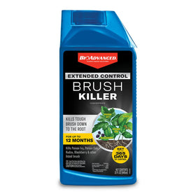 BioAdvanced Extended Control Brush Killer bottle shows 32 oz concentrate for long-lasting control.