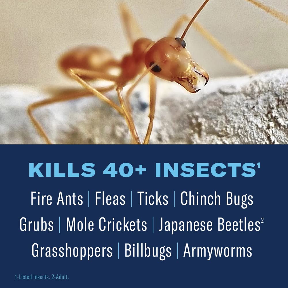BioAdvanced fire ant killer granules protect outdoor areas from mounds