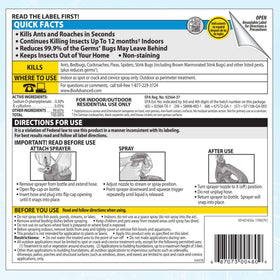 BioAdvanced Home Pest Plus Germ Killer offers up to 12 months indoor protection.