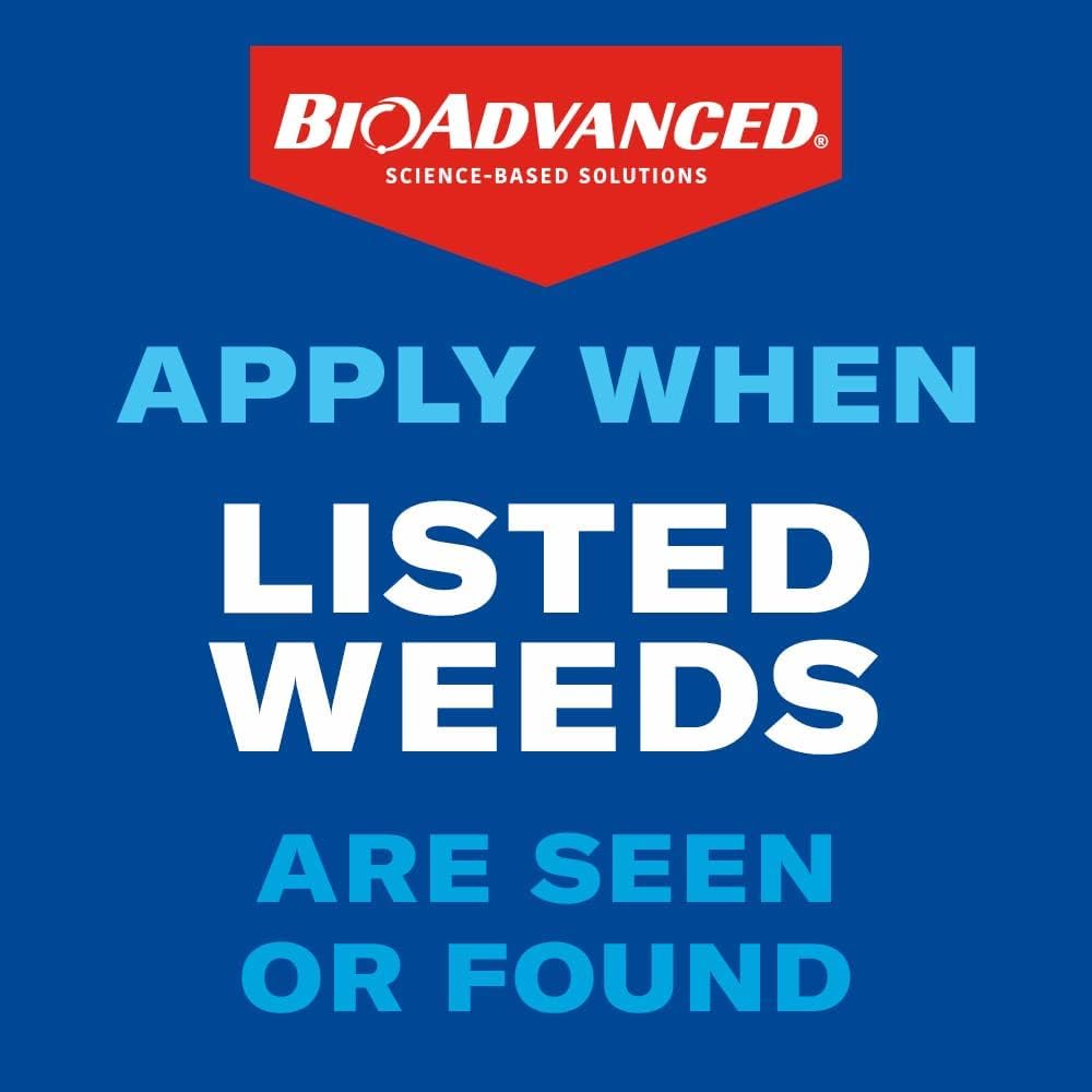 Outdoor application on walkway with BioAdvanced 1 gallon bottle
