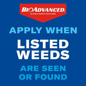 Outdoor application on walkway with BioAdvanced 1 gallon bottle
