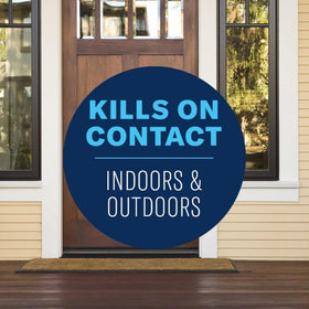 Outdoor deck application by BioAdvanced showing pest control on exterior surfaces.