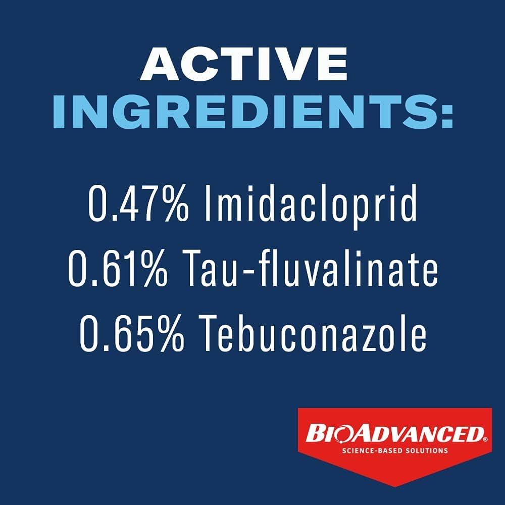 BioAdvanced solution provides systemic, rainproof protection for up to 30 days.