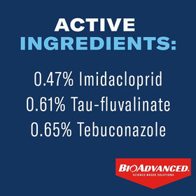 BioAdvanced solution provides systemic, rainproof protection for up to 30 days.