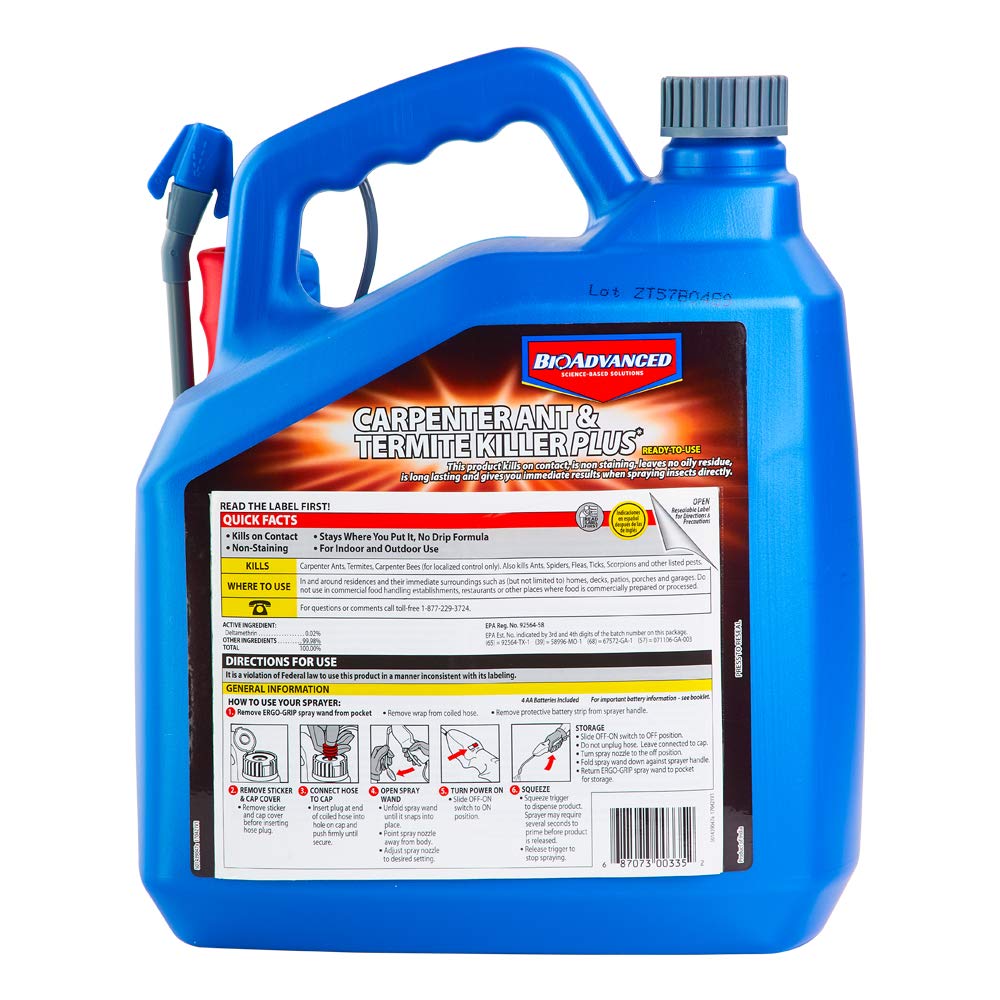 BioAdvanced termite and ant solution provides practical home defense against infestations.