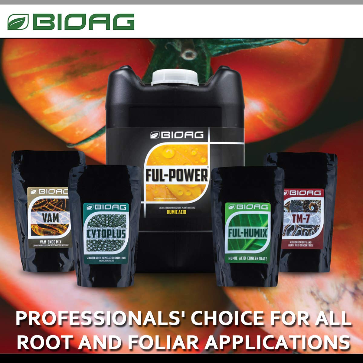 BioAg Ful-Power seed germination closeup shows vigorous sprouts.