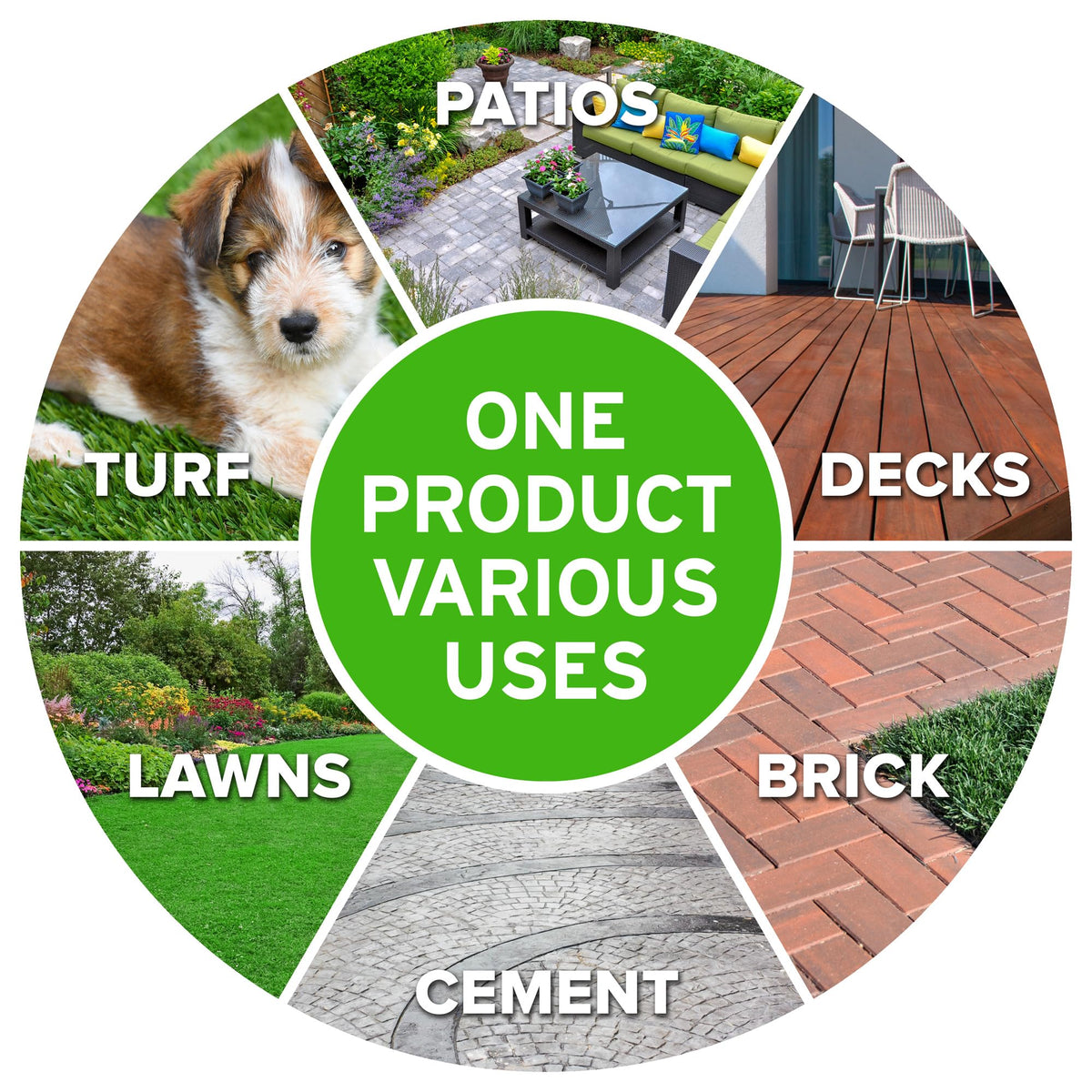 Bioda leaves stained wood and decking smelling cleaner without harsh chemicals.